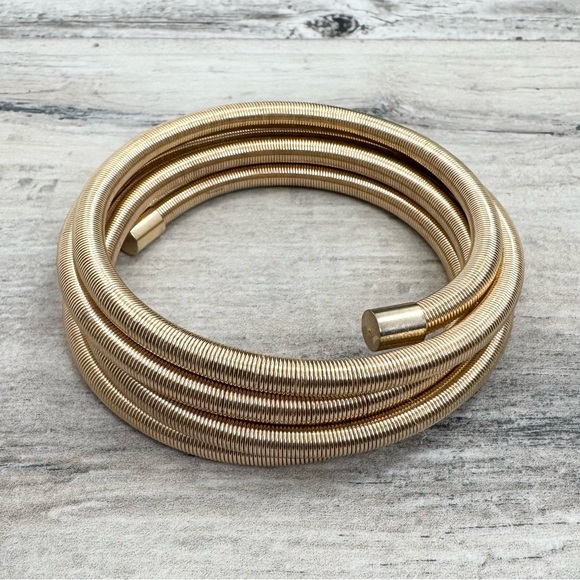 Gold Coil Bracelet - Picture 1 of 3